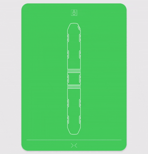 A gif that shows how the greenlight works in fullscreen
