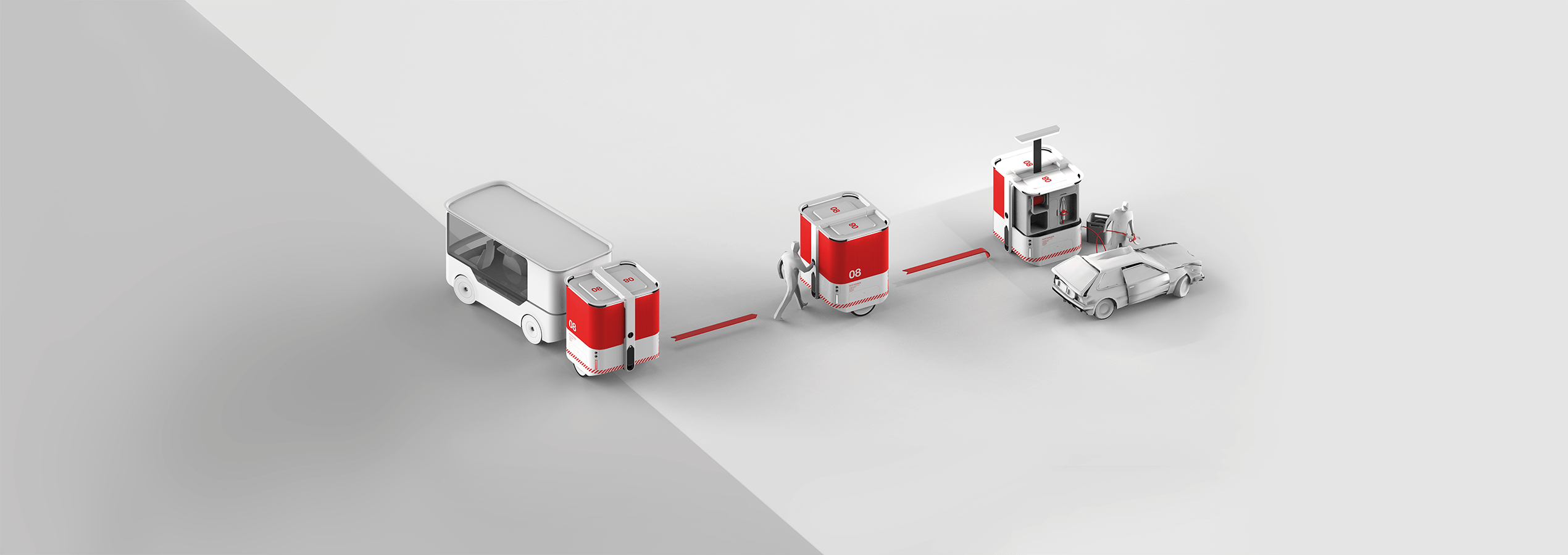 hero image of the koi modules during a rescue
