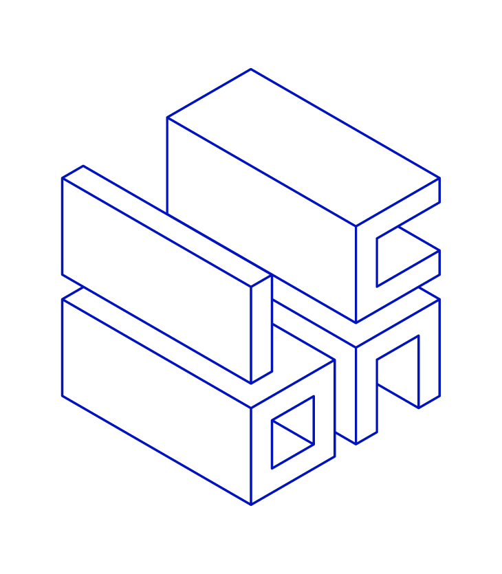 Icon Logo blue Lines
