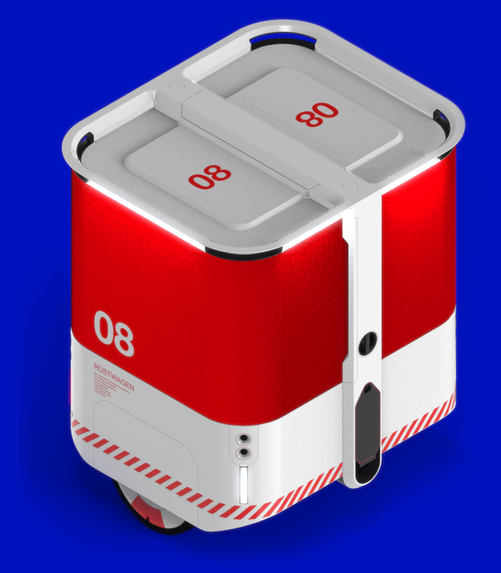 An Isometric view of the KOI Fire Fighting Module
