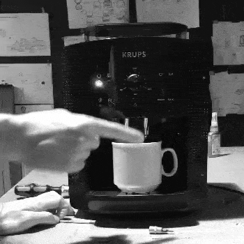 a timelapse of disassembling an automated coffee machine
