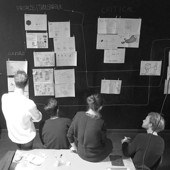 an image of the group clustering the doodles